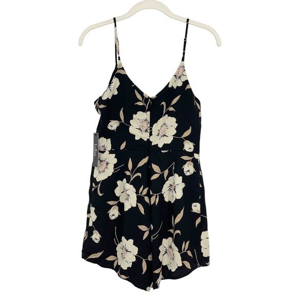 Lulus Magical Meadow Black Floral Print Skort Dress Size Small NEW NWT - Picture 8 of 9